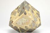 Wide, Polished Septarian Cube - Utah #207778-1